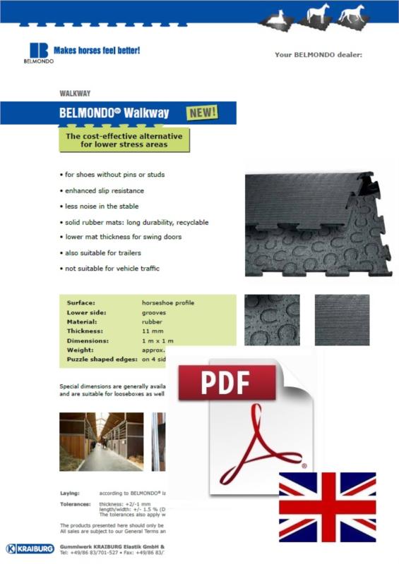 BELMONDO Walkway Brochureblad (PDF-format) Engelsk